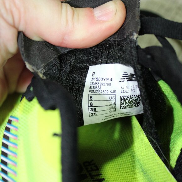 New Balance Size 8 Racing Fantom Fit 1500 Rev Lite Yellow Black Running Shoes - Picture 8 of 12